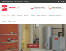 Tablet Screenshot of ciepbud.com